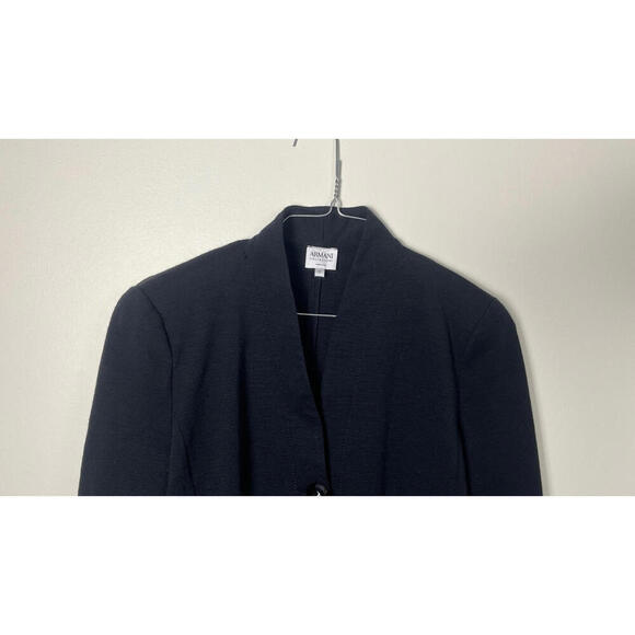 ARMANI COLLEZIONI STRUCTURED BLACK JACKET 8 - Picture 2 of 8